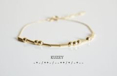 Mors Harfli 14 Ayar Altın Künye