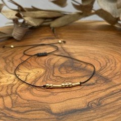 Mors Harfli 14 Ayar Altın Bileklik