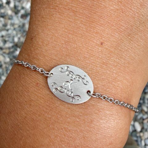 Harf Bileklik No:1 | Gümüş