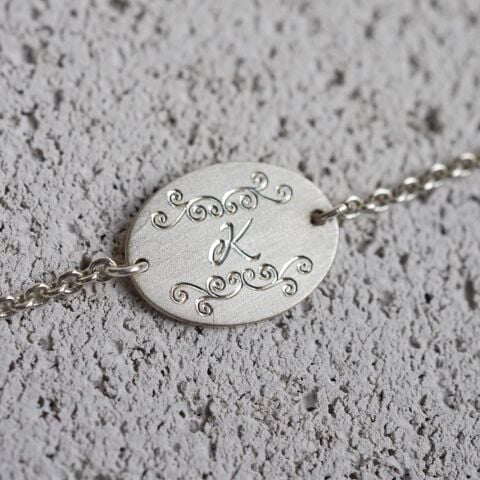 Harf Bileklik No:1 | Gümüş