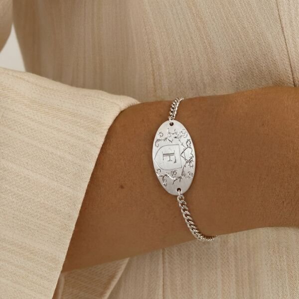 Harf Bileklik No:2 | Gümüş