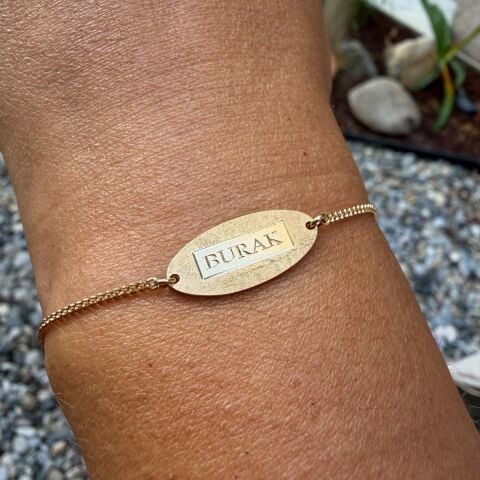 İsim Bileklik No:1 | Altın