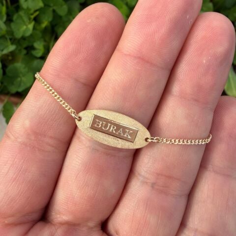 İsim Bileklik No:1 | Altın