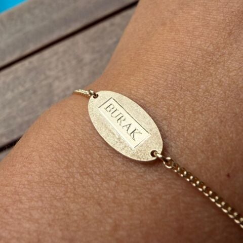 İsim Bileklik No:1 | Altın