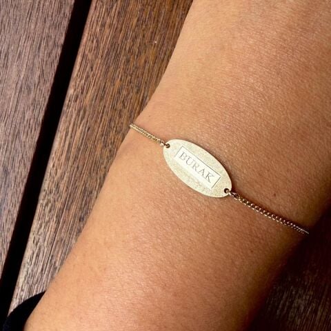 İsim Bileklik No:1 | Altın