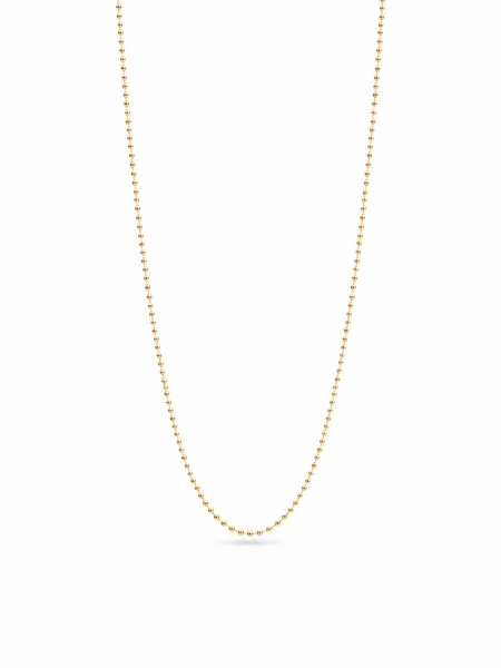14 Ayar Altın Top Zincir (1.10 mm)