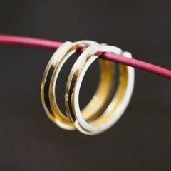 Köşeli Halka Küpe