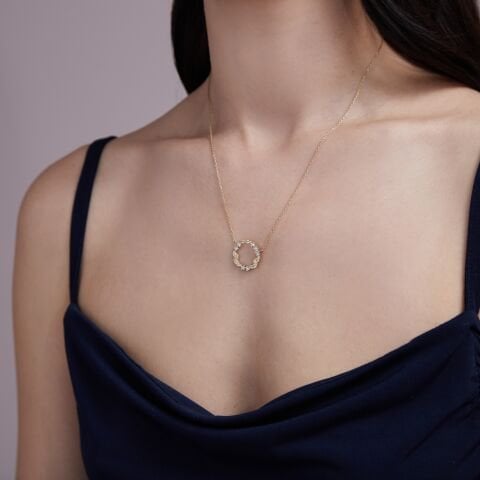 Defne Kolye | Altın