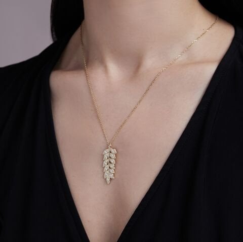 Victory Başak Kolye | Altın