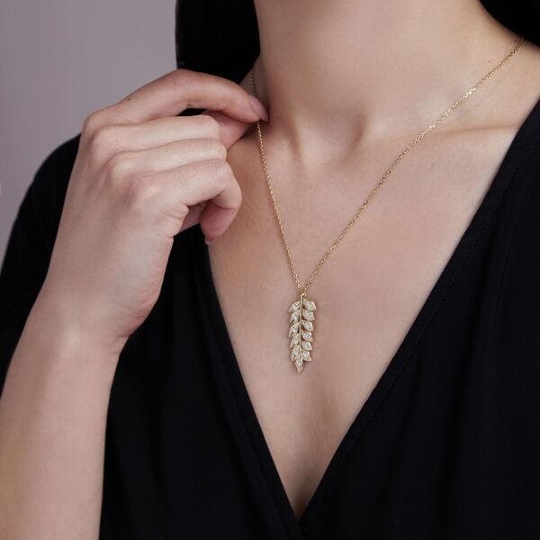 Victory Başak Kolye | Altın