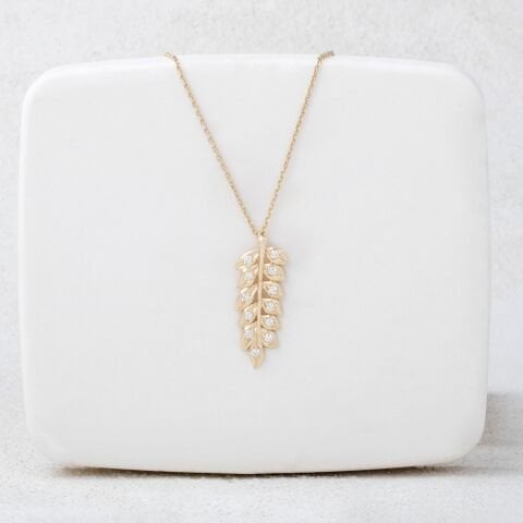 Victory Başak Kolye | Altın