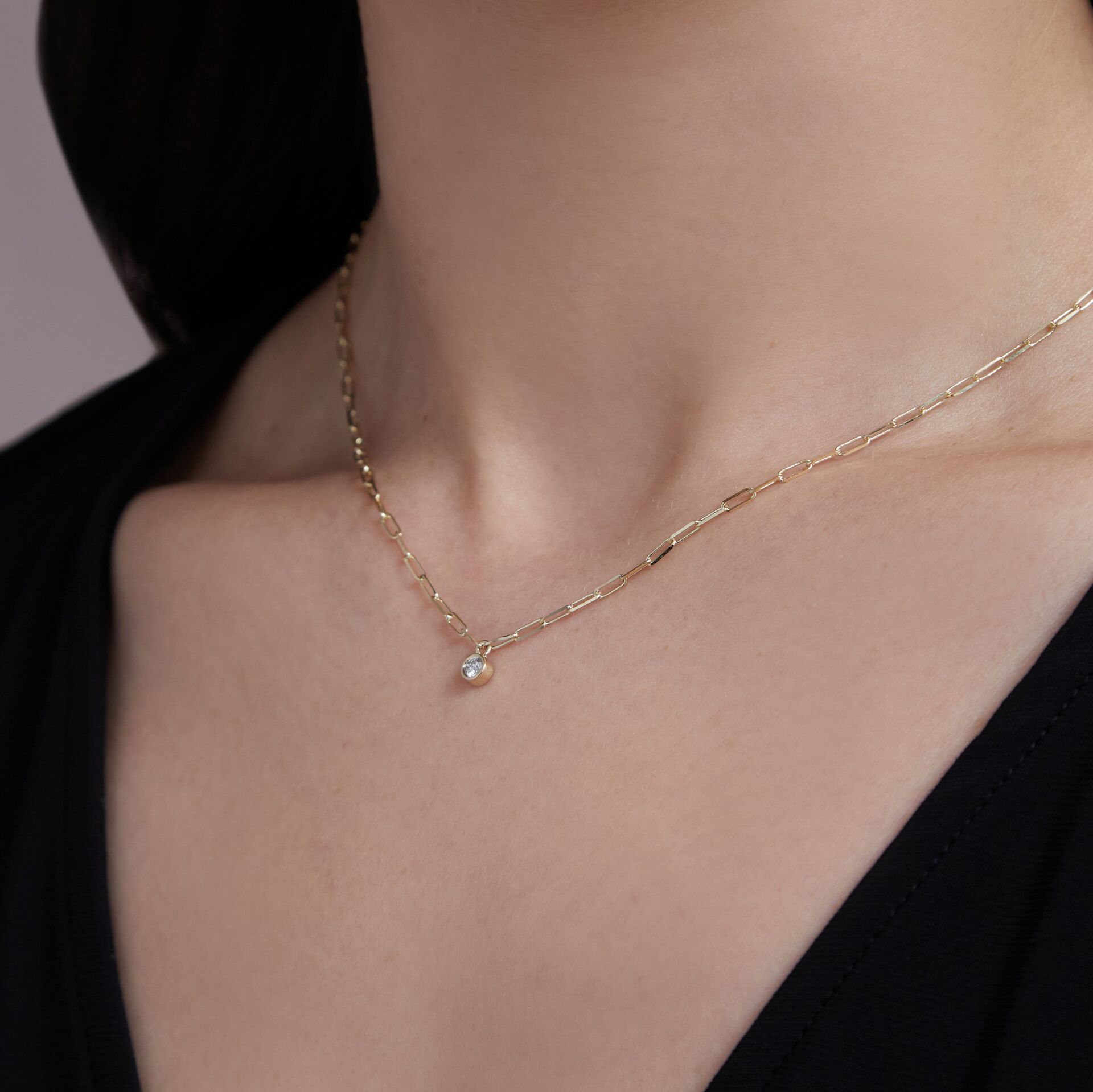 Rikkat Pırlanta Kolye | 0.09 ct