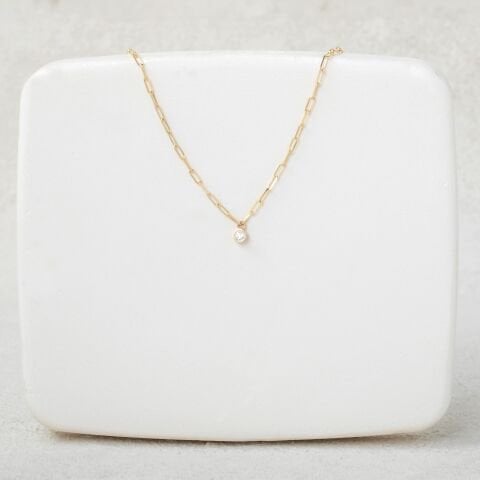 Rikkat Pırlanta Kolye | 0.09 ct