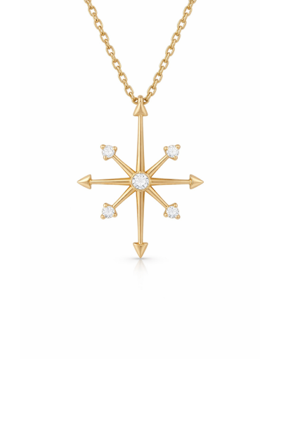 North Star - Kutup Yıldızı Kolye | Altın