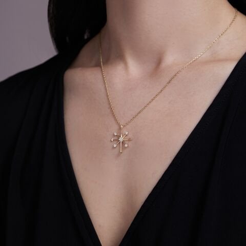 North Star - Kutup Yıldızı Kolye | Altın