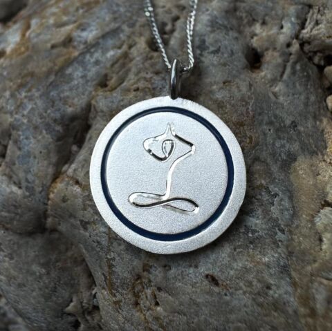 Yoga Kolye - Mine Detaylı | Gümüş