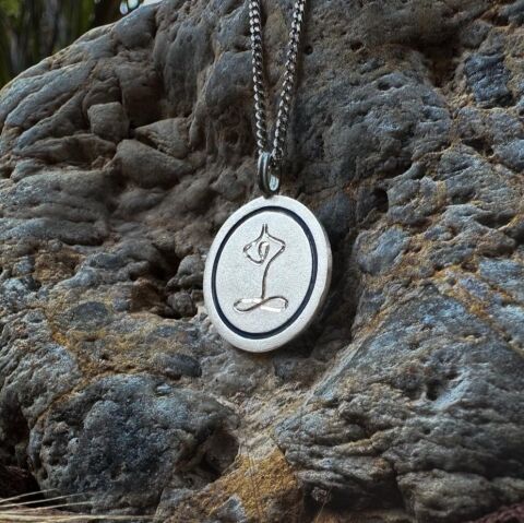 Yoga Kolye - Mine Detaylı | Gümüş