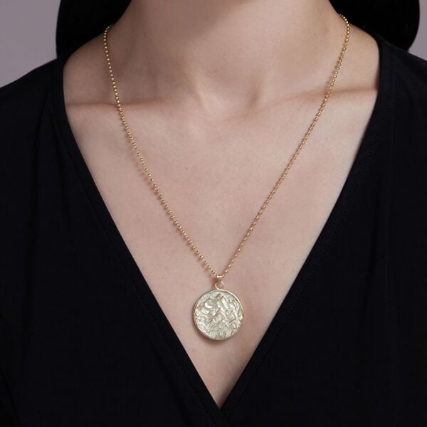 Dağ Madalyon Kolye - 1 | Altın