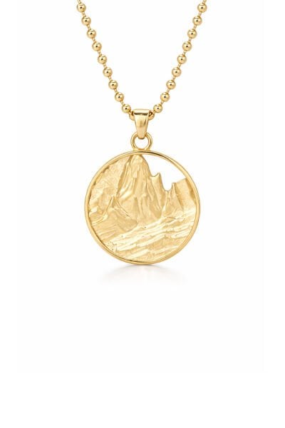 Dağ Madalyon Kolye - 2 | Altın