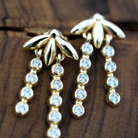 Orabella | Swarovski Taşlı Sallantılı Küpe