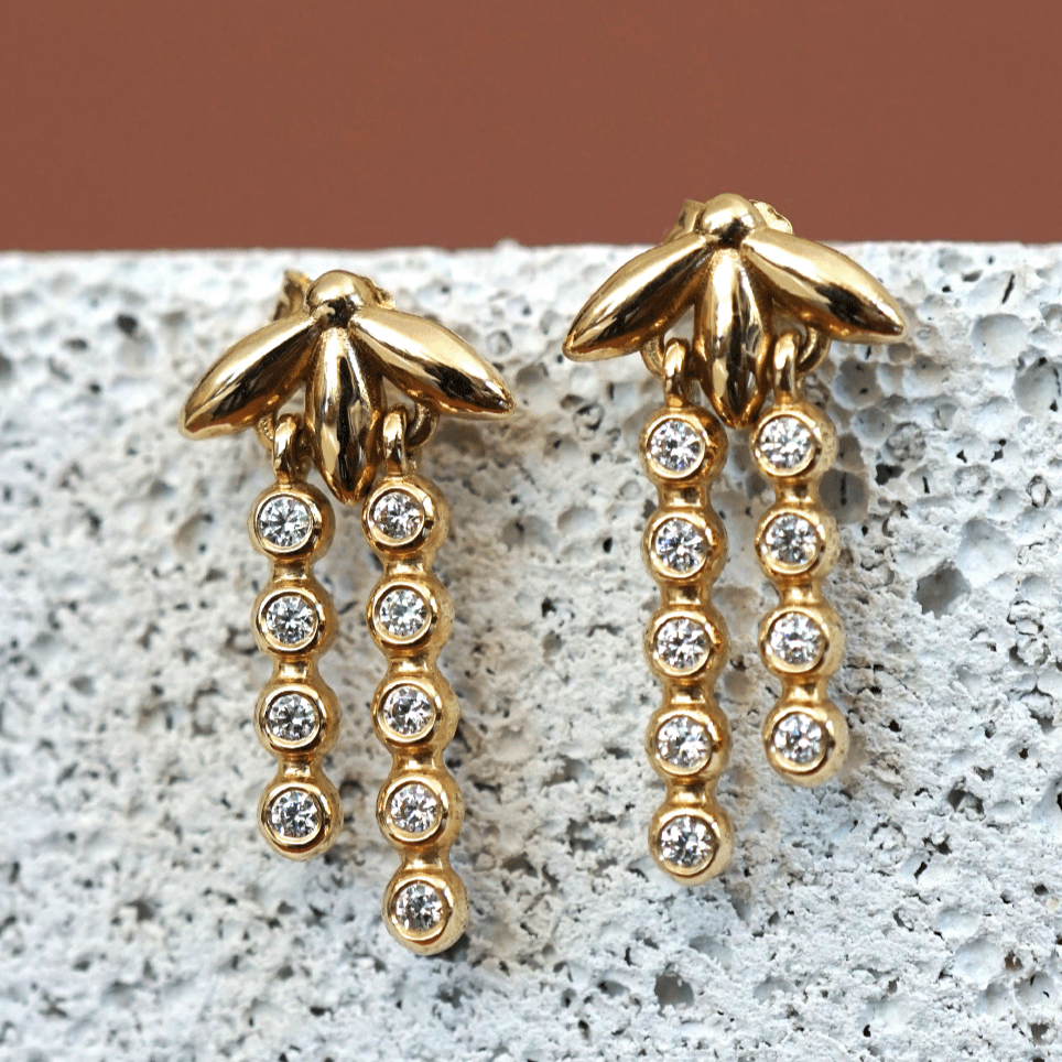 Orabella | Swarovski Taşlı Sallantılı Küpe