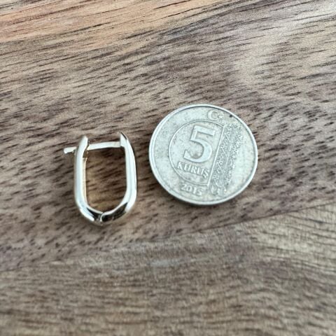 Oval Halka Küpe