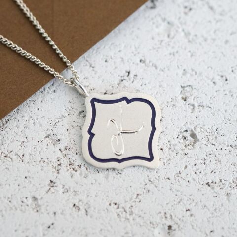 Harf Kolye – Mine Detaylı | Gümüş