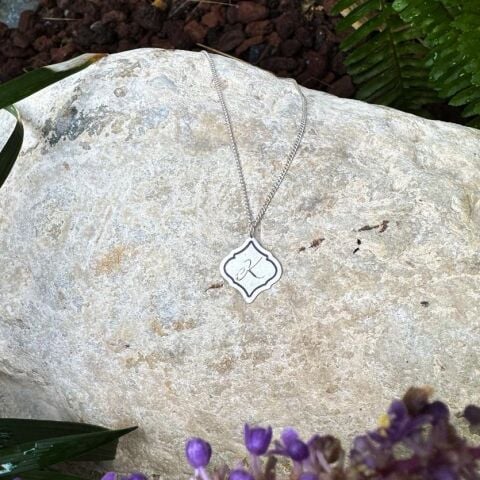 Harf Kolye – Mine Detaylı | Gümüş