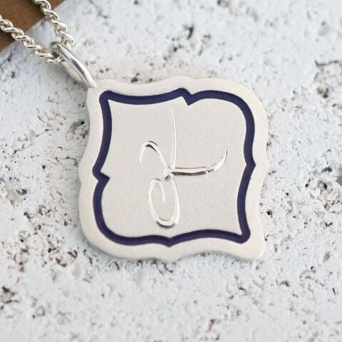 Harf Kolye – Mine Detaylı | Gümüş