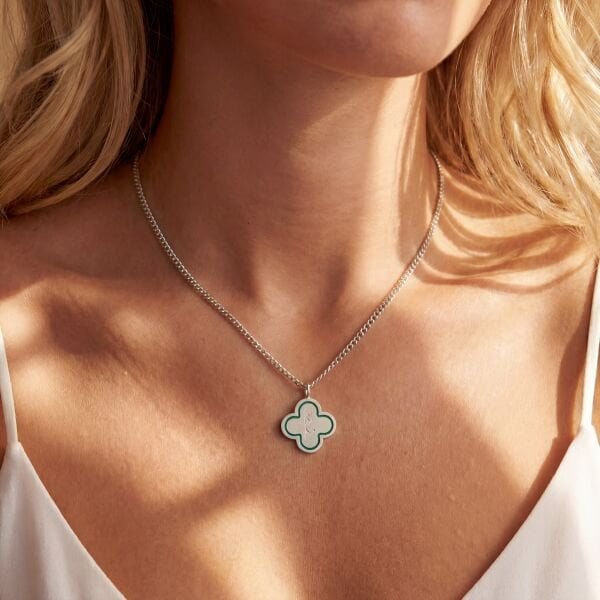 Yoga Kolye - Mine Detaylı | Gümüş