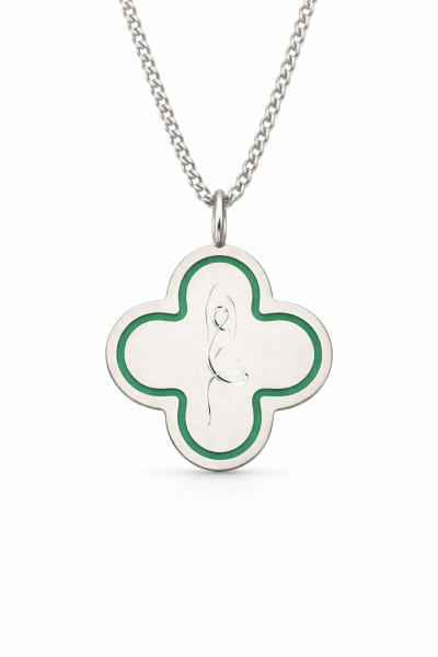 Yoga Kolye - Mine Detaylı | Gümüş