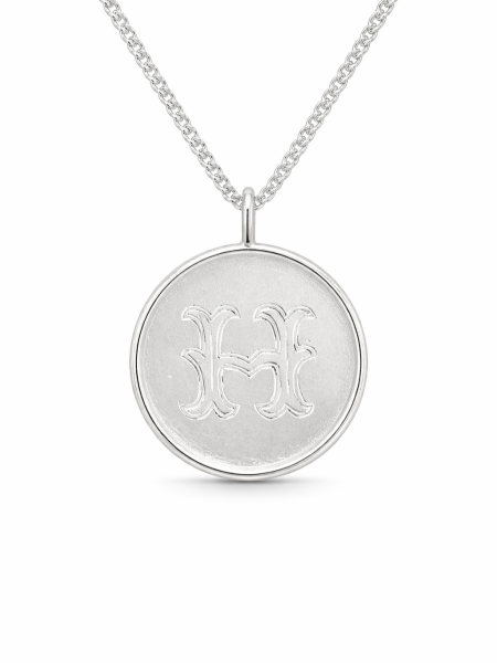 Monogram Harf Kolye | Gümüş