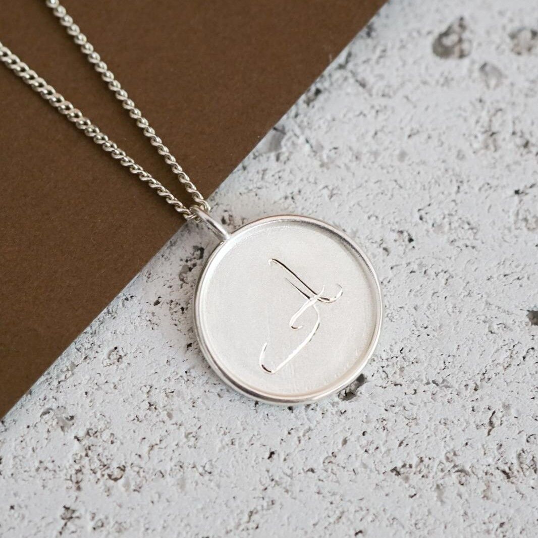 Monogram Harf Kolye | Gümüş