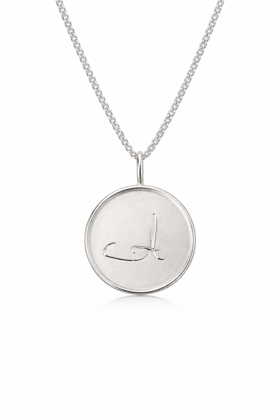 Monogram Harf Kolye | Gümüş