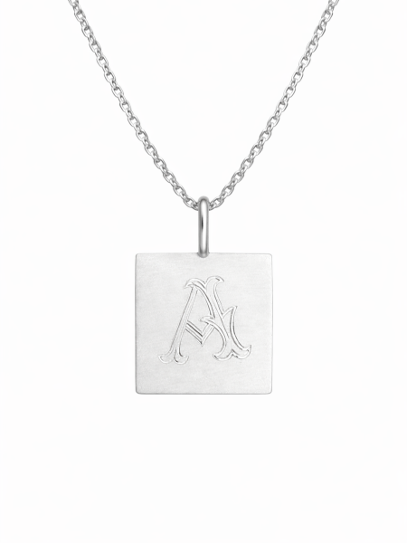 Monogram Harf Kolye | Gümüş