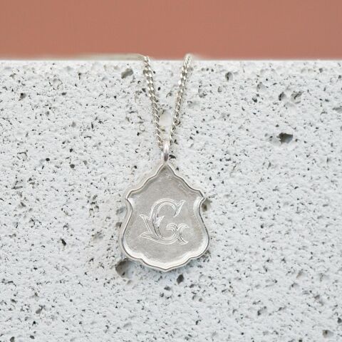 Monogram Harf Kolye | Gümüş