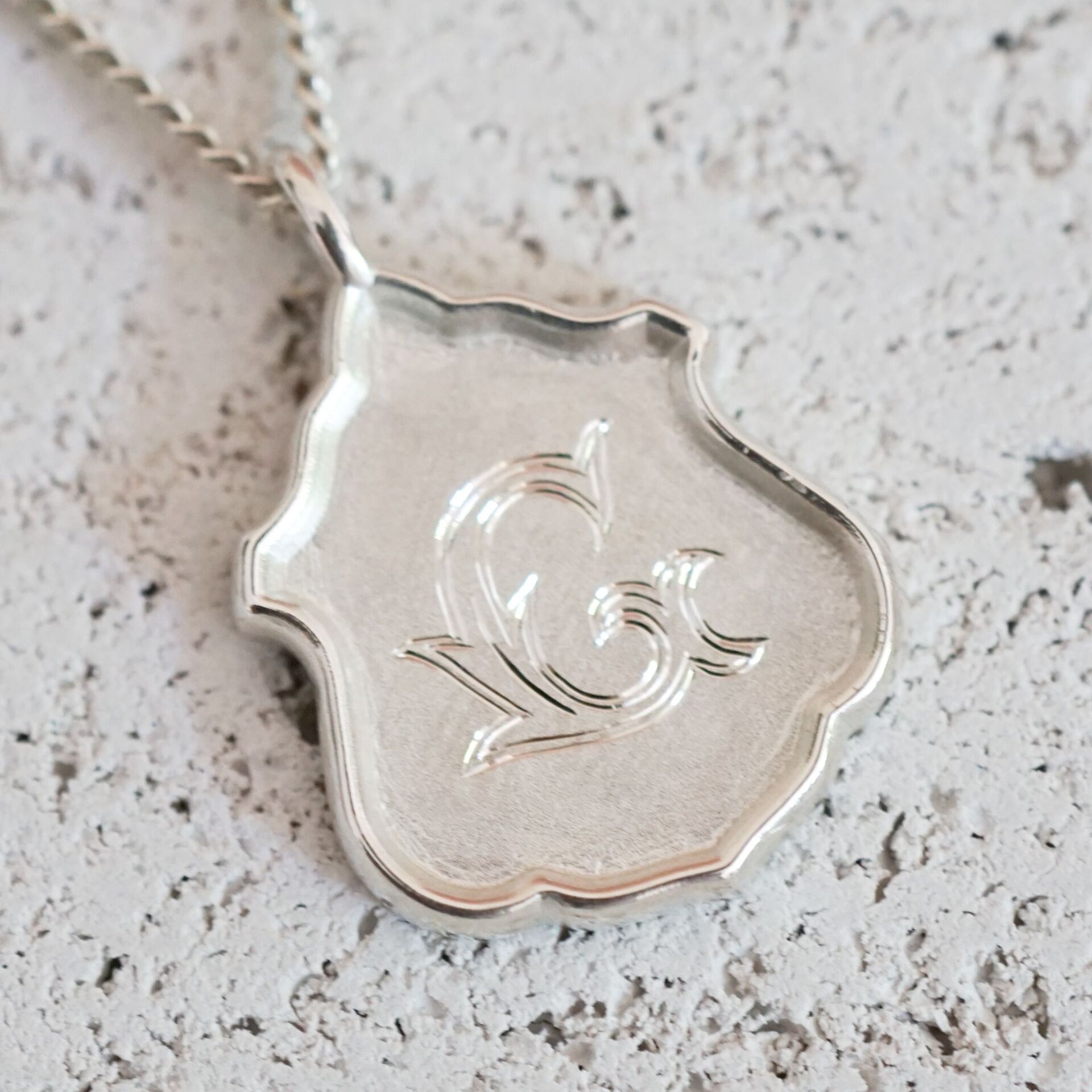 Monogram Harf Kolye | Gümüş