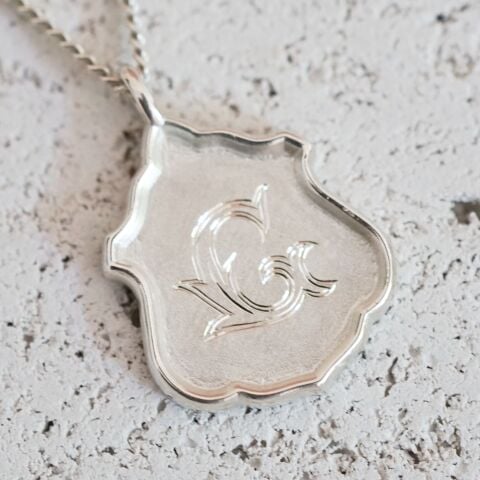 Monogram Harf Kolye | Gümüş