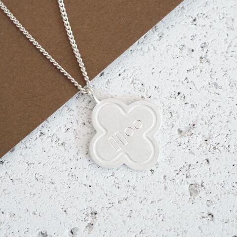 Mors Alfabeli Kolye | Gümüş