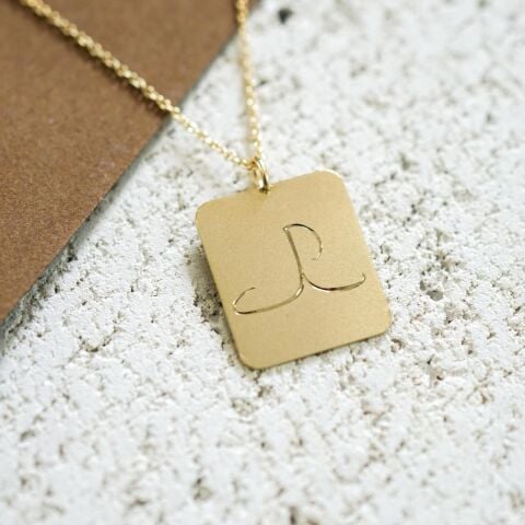 Kişiye Özel Harf Kolye | Altın