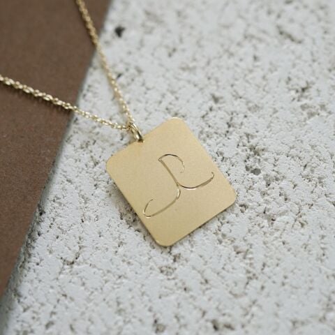 Kişiye Özel Harf Kolye | Altın
