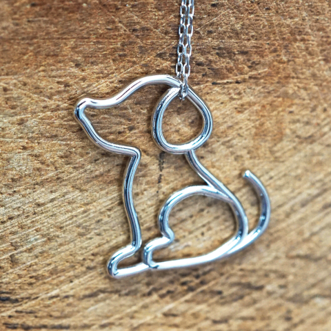 Köpek Kolye | Altın