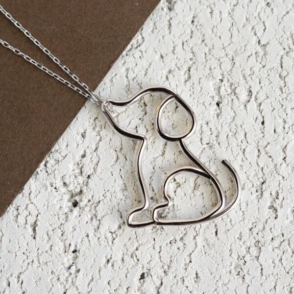 Köpek Kolye | Altın