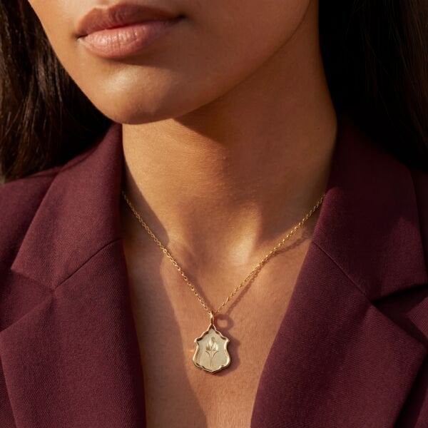 Çiçek Kolye No:01 | Altın