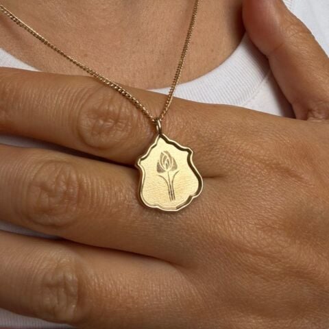 Çiçek Kolye No:01 | Altın