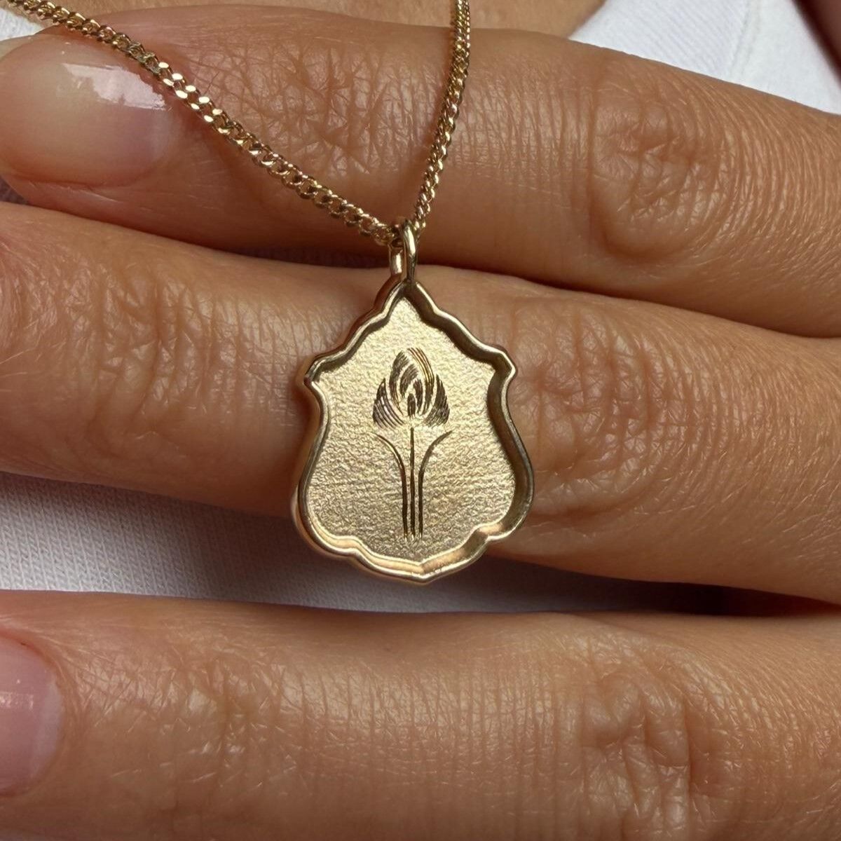 Çiçek Kolye No:01 | Altın