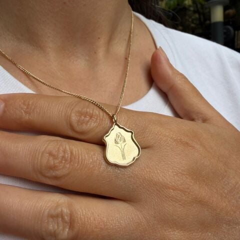 Çiçek Kolye No:01 | Altın