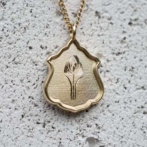 Çiçek Kolye No:01 | Altın