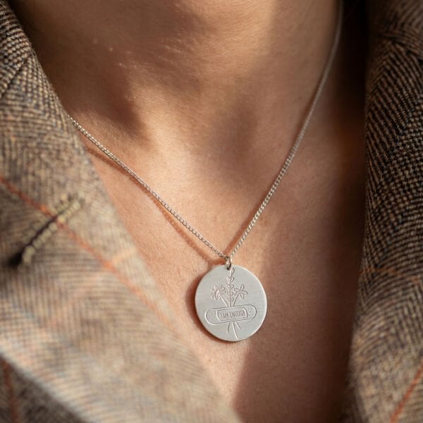 I am Enough Plaka Kolye | Gümüş