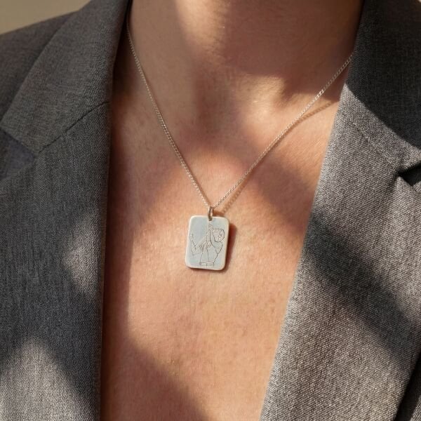 Freddie Mercury Kolye | Gümüş